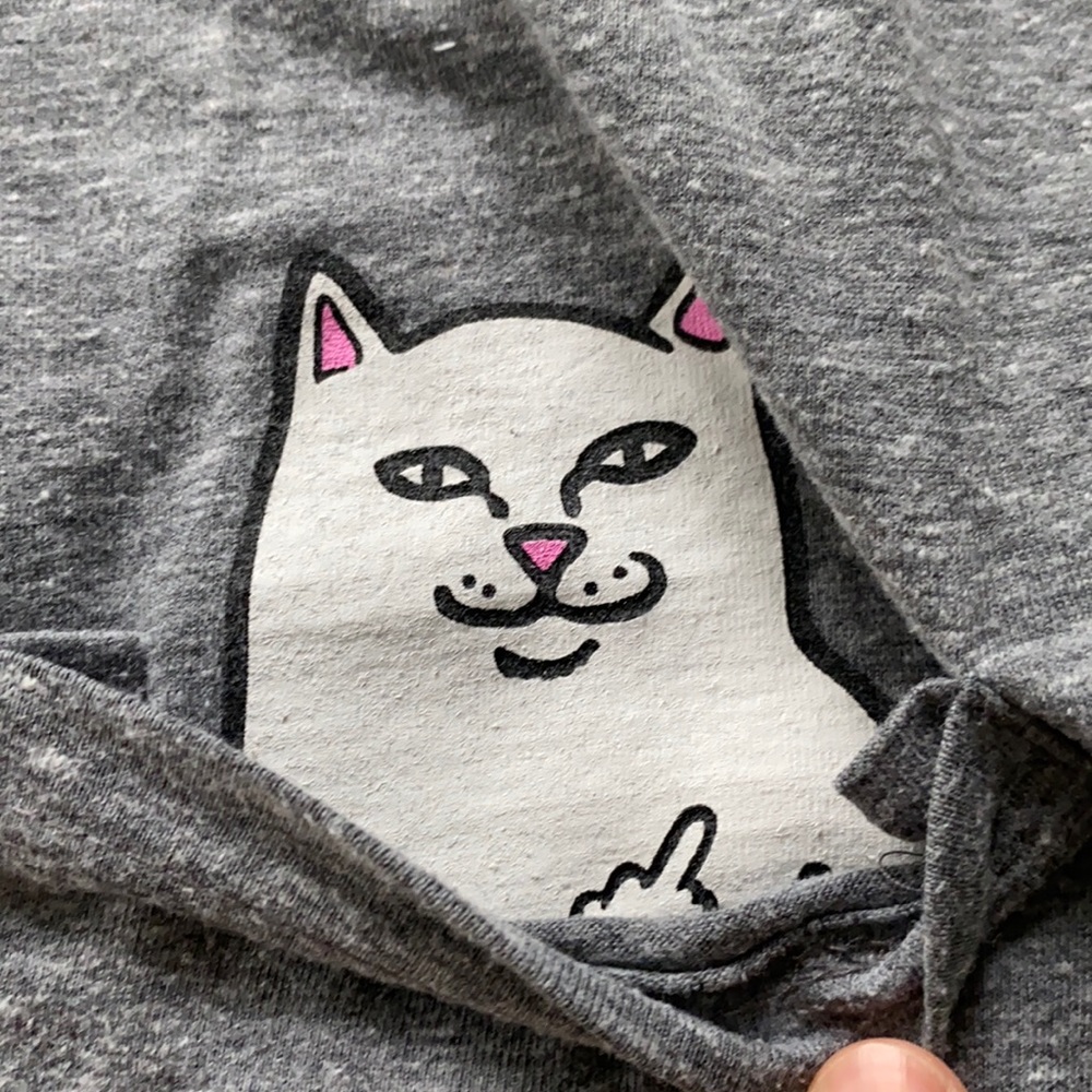 Rip n’ Dip gray t-shirt, S